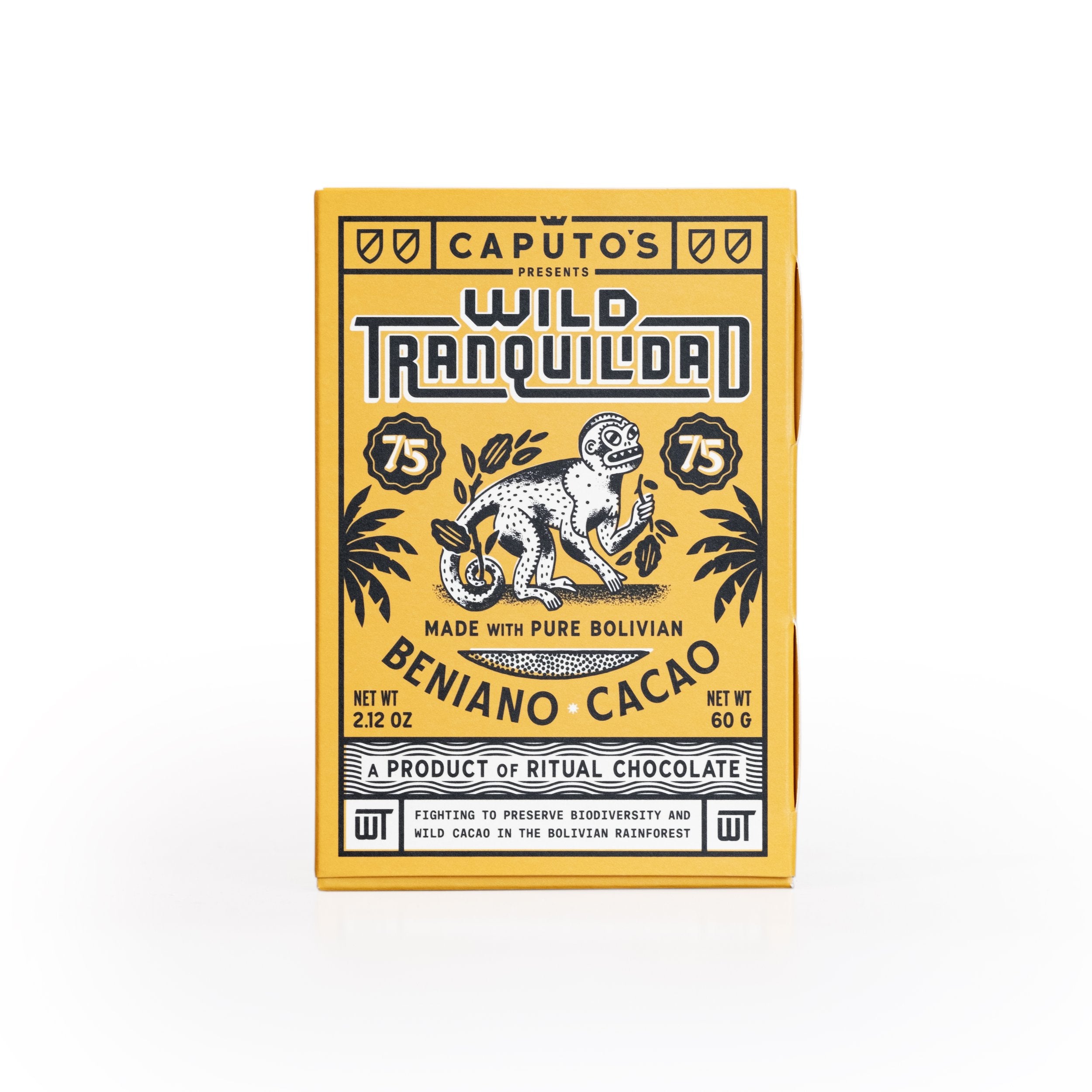 Caputo’s Wild Tranquilidad 75% Cacao by Ritual Chocolate